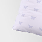 Butterfly Pattern - Lilac Purple Pillow Sham Gallery Image 4