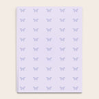 Butterfly Pattern - Lilac Purple Notebook Gallery Image 4