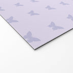 Butterfly Pattern - Lilac Purple Welcome Mat Gallery Image 2