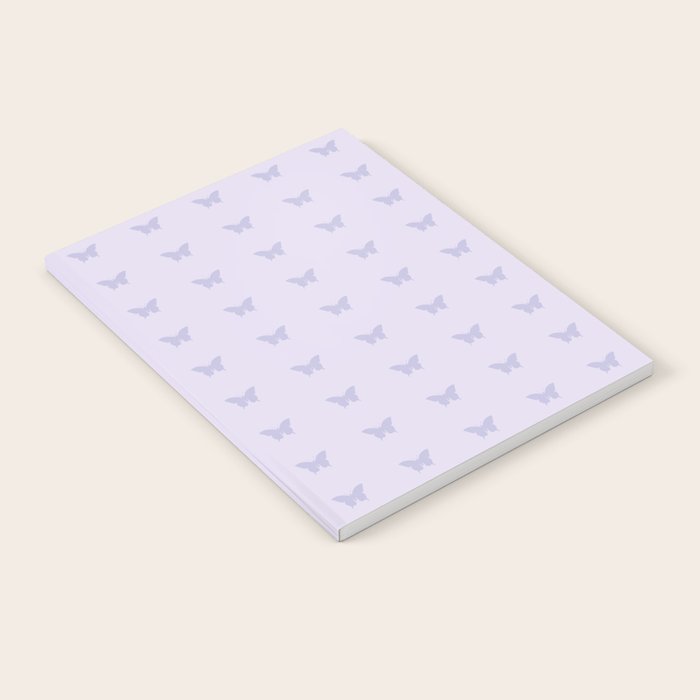 Butterfly Pattern - Lilac Purple Notebook Gallery Image 1