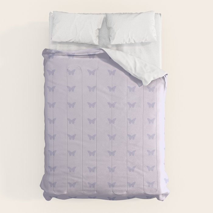 Butterfly Pattern - Lilac Purple Comforter Gallery Image 6
