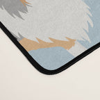 Rough Collie Dog Paws and Bones Pattern Desk Mat Gallery Image 4