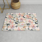 Tropical flowery leafy A Rug Gallery Image 1