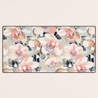 Tropical flowery leafy A Desk Mat Gallery Image 3