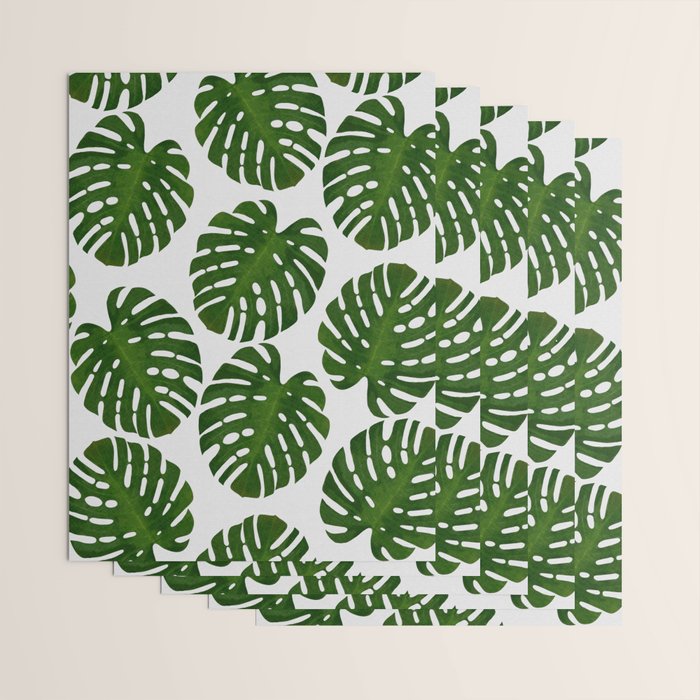 Monstera Leaf III Wrapping Paper Gallery Image 3