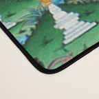 Turquoise Life Of Buddha Thangka Desk Mat Gallery Image 4