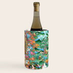 Turquoise Life Of Buddha Thangka Wine Chiller Gallery Image 3