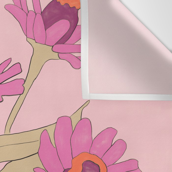 Flowers 16 Wall Tapestry Gallery Image 3