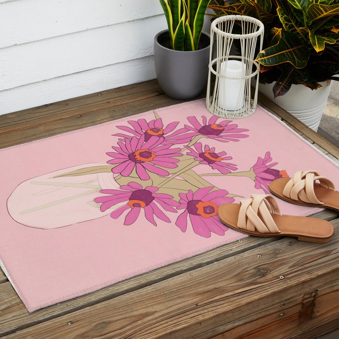 Flowers 16 Outdoor Rug Gallery Image 2