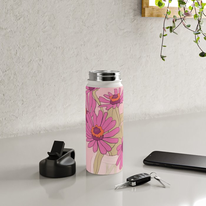 Flowers 16 Water Bottle Gallery Image 4