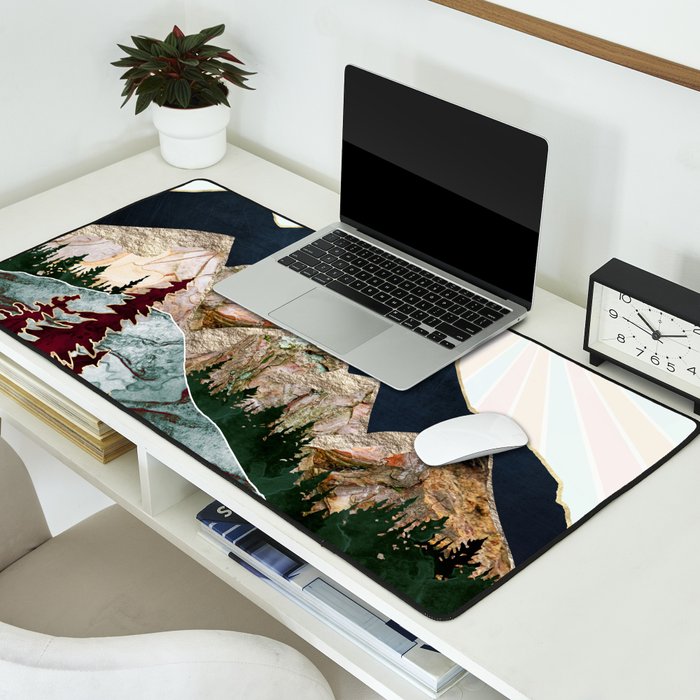 Retro Autumn Vista Desk Mat Gallery Image 2