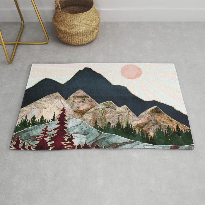 Retro Autumn Vista Rug Gallery Image 1