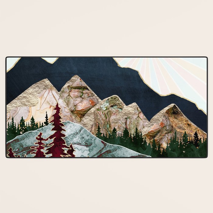 Retro Autumn Vista Desk Mat Gallery Image 3