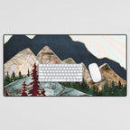 Retro Autumn Vista Desk Mat Gallery Image 1