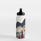 Retro Autumn Vista Water Bottle Gallery Image 3