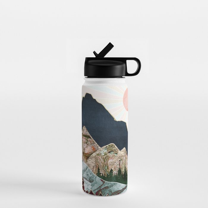 Retro Autumn Vista Water Bottle Gallery Image 1
