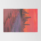 PINK BEACH IN THE FUTURE | waves | ocean | sea | collage | city | vibe | summer | inspiration star Rug Gallery Image 2
