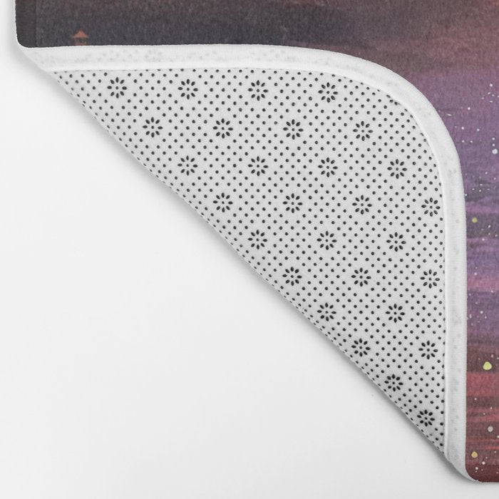 PINK BEACH IN THE FUTURE | waves | ocean | sea | collage | city | vibe | summer | inspiration star Bath Mat Gallery Image 2