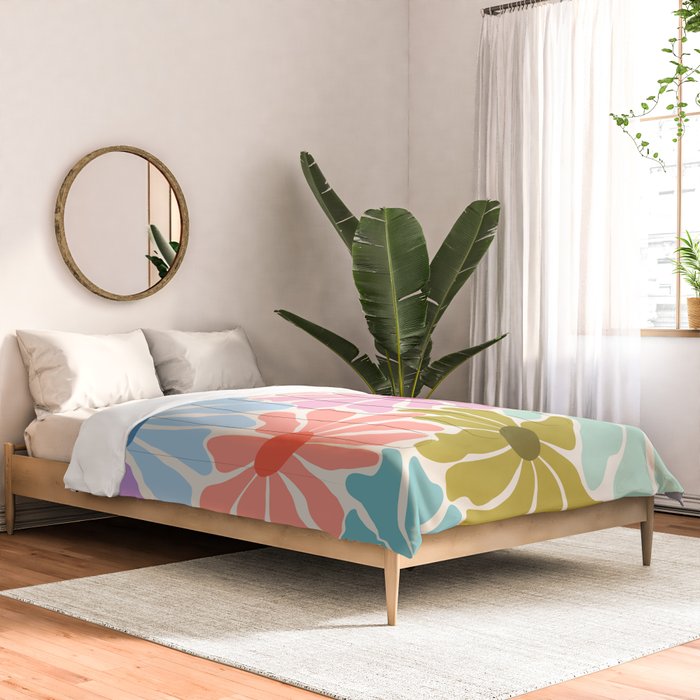 Colors of Joy - Groovy Flowers Comforter Gallery Image 2
