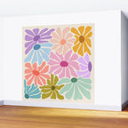 Colors of Joy - Groovy Flowers Wall Mural Gallery Image 2