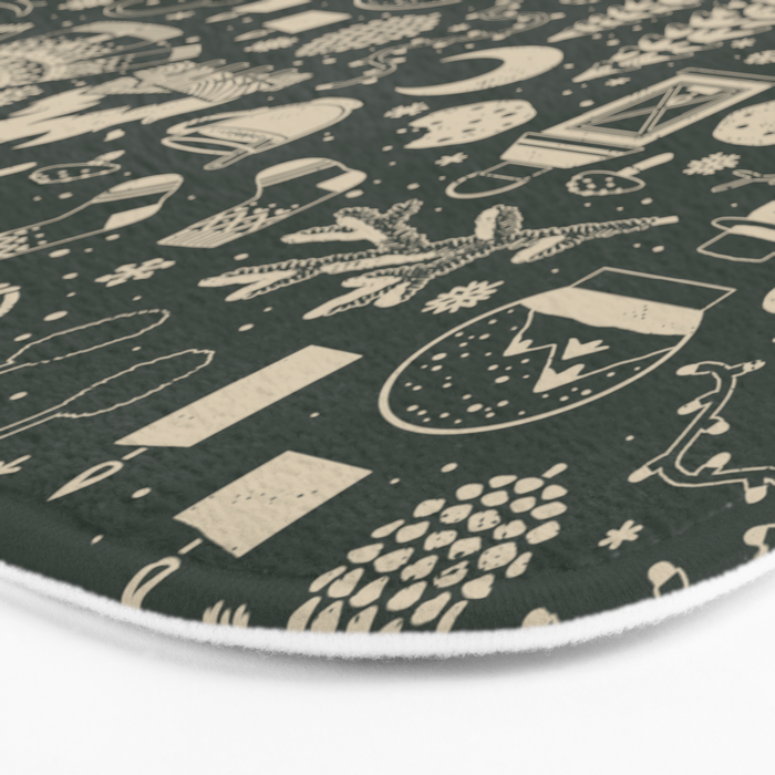 Winter Nights: Forest Bath Mat Gallery Image 3