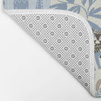 Jungle adventure striped blue Bath Mat Gallery Image 2