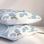 Jungle adventure striped blue Pillow Sham Gallery Image 3