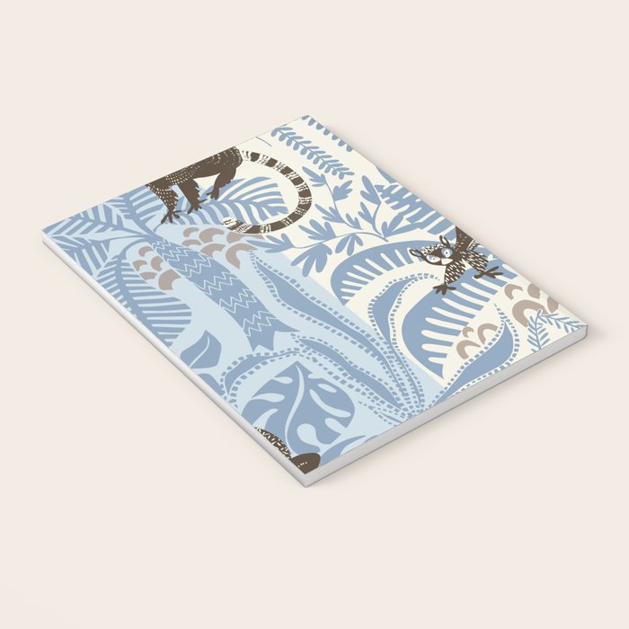 Jungle adventure striped blue Notebook Gallery Image 3
