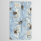 Jungle adventure striped blue Tablecloth Gallery Image 2