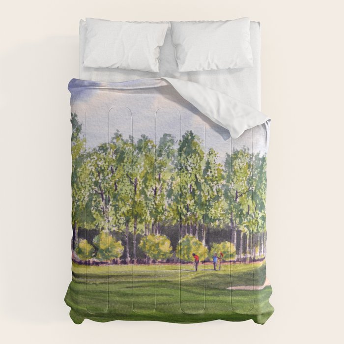 Pinehurst Golf Course No2 Hole 17 Comforter Gallery Image 6