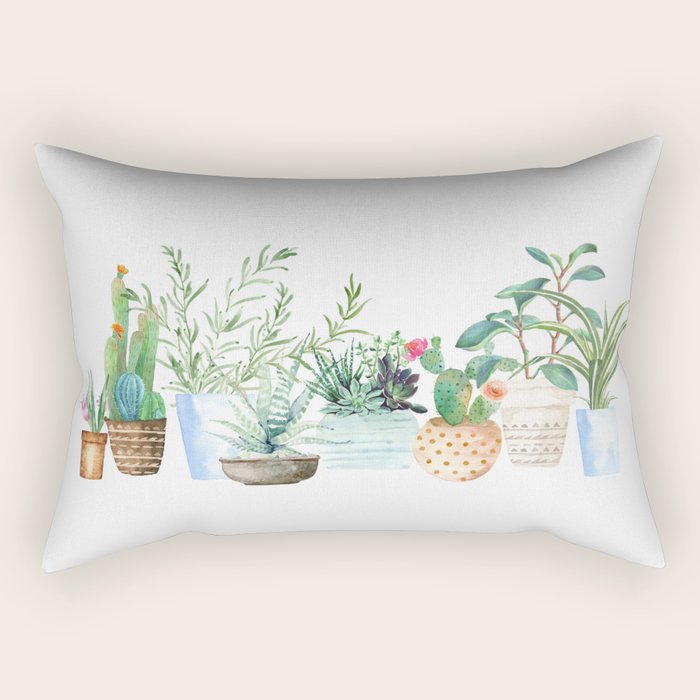 Plants Rectangular Pillow Gallery Image 2
