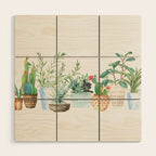 Plants Wood Wall Art Gallery Image 1