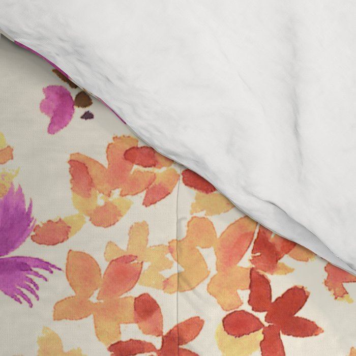 Pink summer blooming Comforter Gallery Image 4