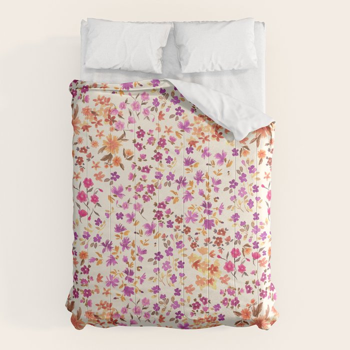 Pink summer blooming Comforter Gallery Image 6
