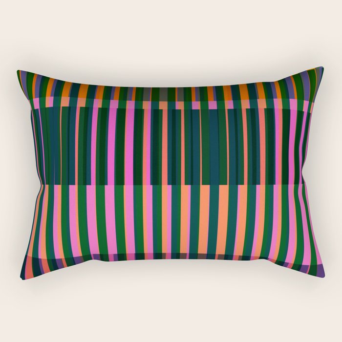 Lines 17 Rectangular Pillow Gallery Image 2