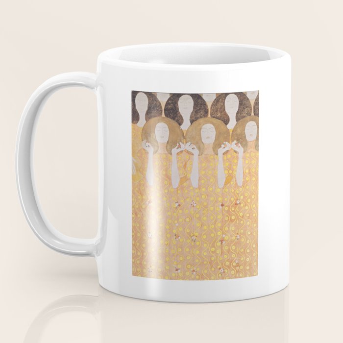 Gustav Klimt - Choir of Angels (Chor Der Paradiesengel) Coffee Mug Gallery Image 3