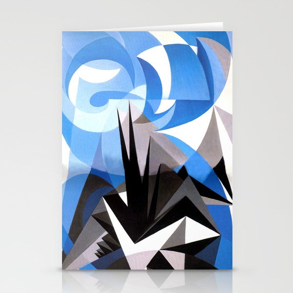 "Pessimism and Optimism" by Giacomo Balla, 1923 Stationery Card Gallery Image 2