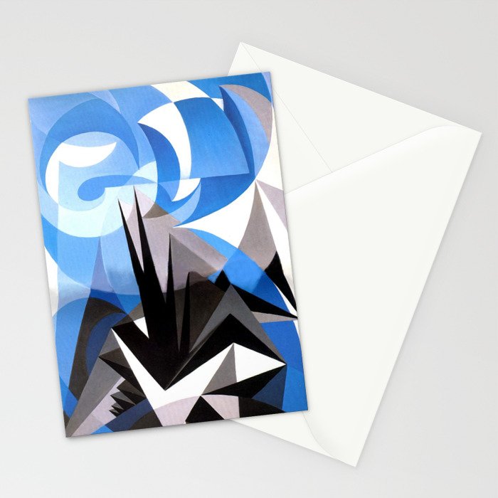 "Pessimism and Optimism" by Giacomo Balla, 1923 Stationery Card Gallery Image 2