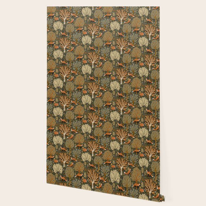 Woodland Fox Wallpaper Gallery Image 2