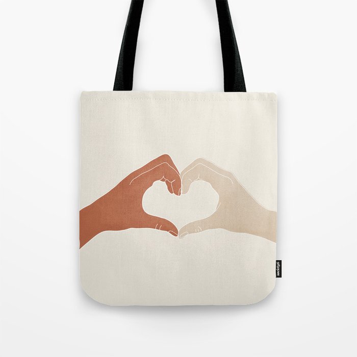 Heart Tote Bag Gallery Image 1