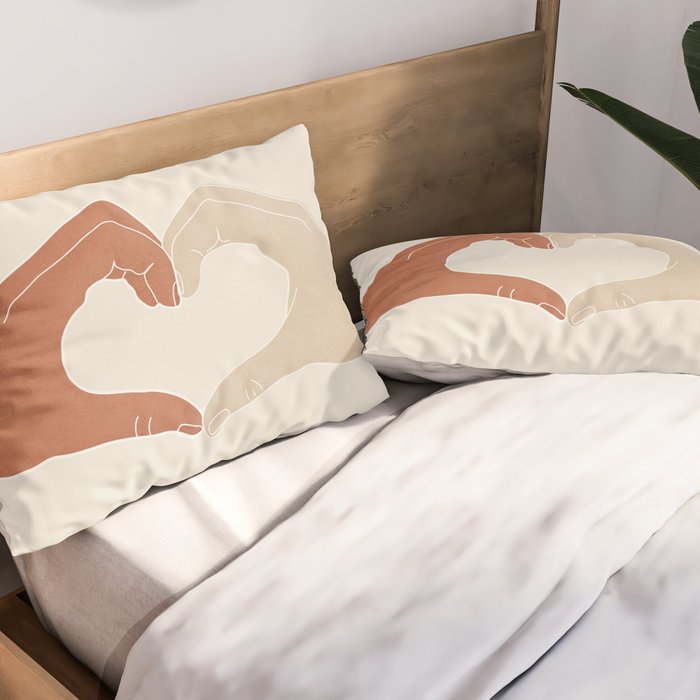 Heart Pillow Sham Gallery Image 2