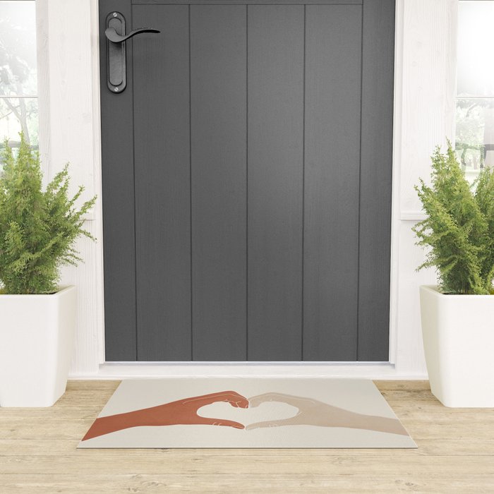 Heart Welcome Mat Gallery Image 3