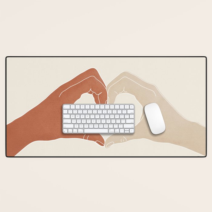 Heart Desk Mat Gallery Image 1