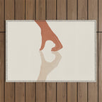 Heart Outdoor Rug Gallery Image 1