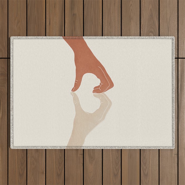 Heart Outdoor Rug Gallery Image 1