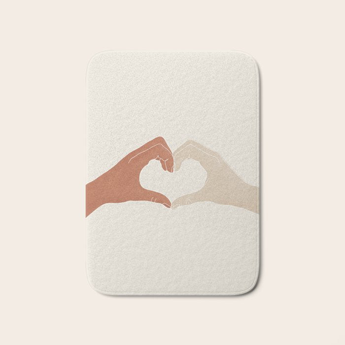 Heart Bath Mat Gallery Image 1