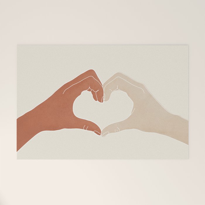Heart Welcome Mat Gallery Image 1