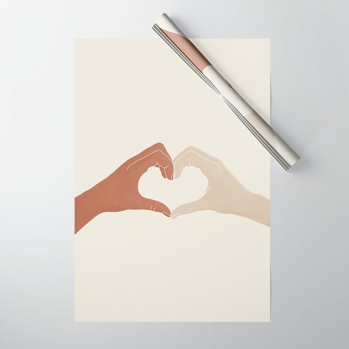 Heart Wrapping Paper Gallery Image 1