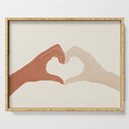 Heart Serving Tray Gallery Image 1