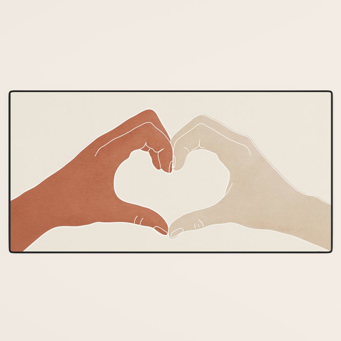 Heart Desk Mat Gallery Image 3